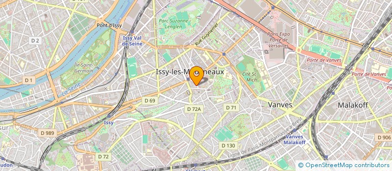 localisation de l'entreprise MONSIEUR CHRISTOPHE LACOMBE  ISSY-LES-MOULINEAUX