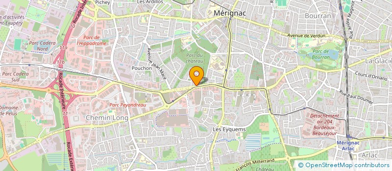 localisation de l'entreprise MONSIEUR CHRISTOPHE LACOSTE  MERIGNAC