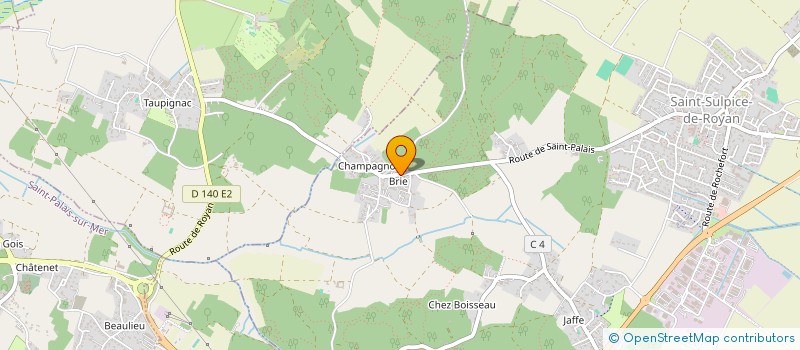 localisation de l'entreprise MONSIEUR CHRISTOPHE LACOURT  SAINT-SULPICE-DE-ROYAN