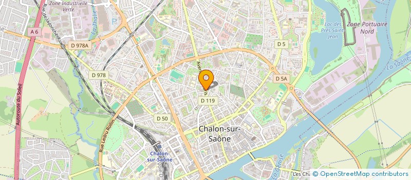 localisation de l'entreprise MONSIEUR CHRISTOPHE LACROIX  CHALON-SUR-SAONE