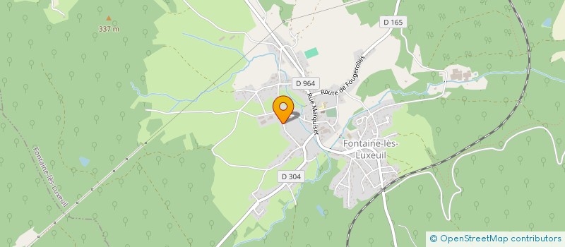 localisation de l'entreprise MONSIEUR CHRISTOPHE LADIER  LUXEUIL-LES-BAINS