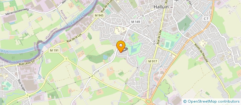 localisation de l'entreprise MONSIEUR CHRISTOPHE LADRIERE à HALLUIN