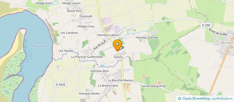 localisation de l'entreprise MONSIEUR CHRISTOPHE LADROUE  TOURNEVILLE-SUR-MER