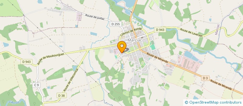 localisation de l'entreprise MONSIEUR CHRISTOPHE LAFLEUR  MARCIAC