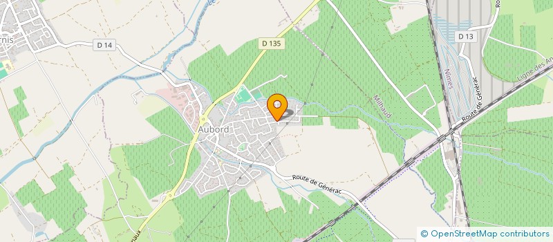 localisation de l'entreprise MONSIEUR CHRISTOPHE LAFON  AUBORD