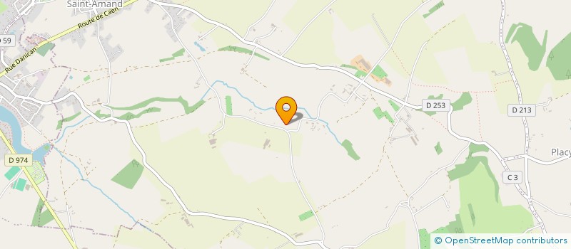 localisation de l'entreprise MONSIEUR CHRISTOPHE LAFORGE  SAINT-AMAND-VILLAGES
