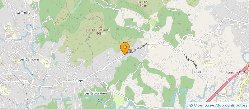 localisation de l'entreprise MONSIEUR CHRISTOPHE LAGIER  AUBAGNE