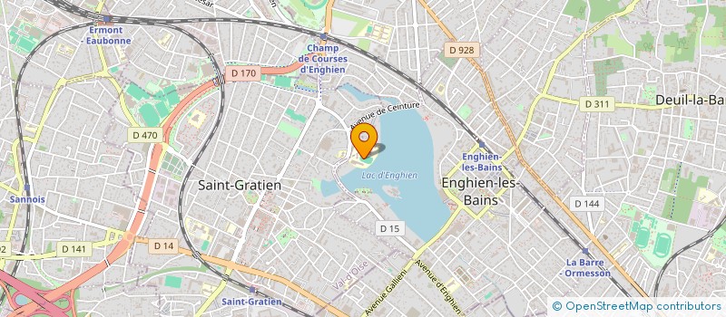 localisation de l'entreprise MONSIEUR CHRISTOPHE LAGNIEZ à ENGHIEN-LES-BAINS