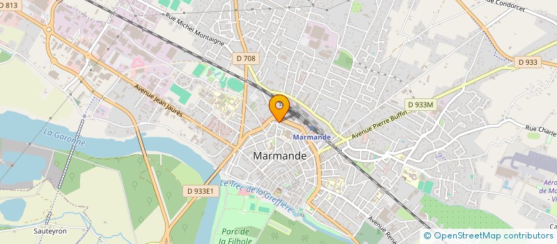 localisation de l'entreprise MONSIEUR CHRISTOPHE LAGORCE à MARMANDE