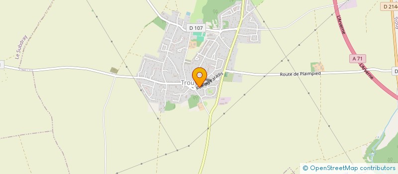 localisation de l'entreprise MONSIEUR CHRISTOPHE LAGORCE  TROUY