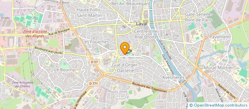 localisation de l'entreprise MONSIEUR CHRISTOPHE LAINE à LAVAL