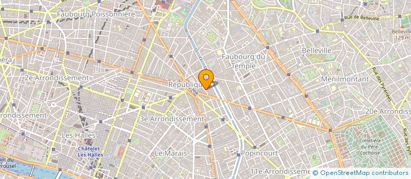 localisation de l'entreprise MONSIEUR CHRISTOPHE LAINE  PARIS