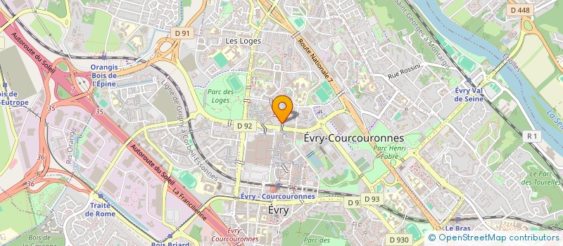 localisation de l'entreprise MONSIEUR CHRISTOPHE LAINE à EVRY-COURCOURONNES