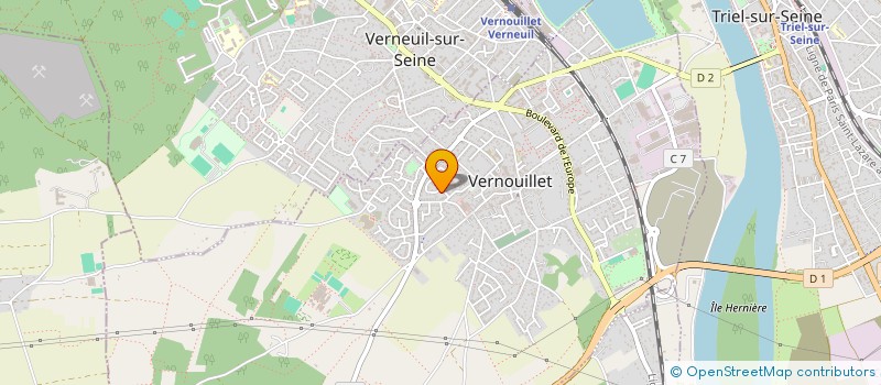 localisation de l'entreprise MONSIEUR CHRISTOPHE LALET à VERNOUILLET