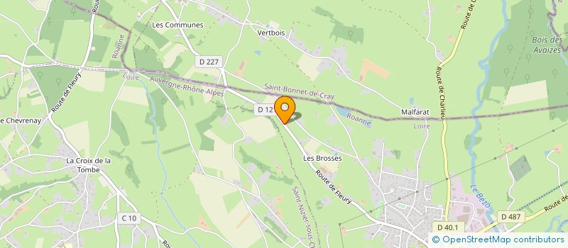 localisation de l'entreprise MONSIEUR CHRISTOPHE LALLEMENT  CHARLIEU