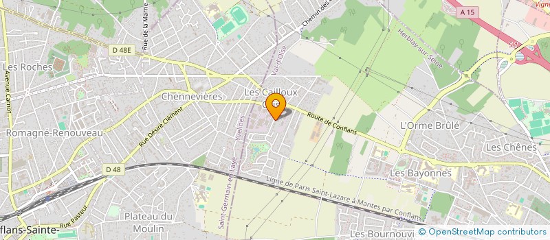 localisation de l'entreprise MONSIEUR CHRISTOPHE LAMAMY  HERBLAY-SUR-SEINE