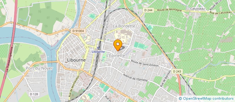 localisation de l'entreprise MONSIEUR CHRISTOPHE LAMBARD  LIBOURNE