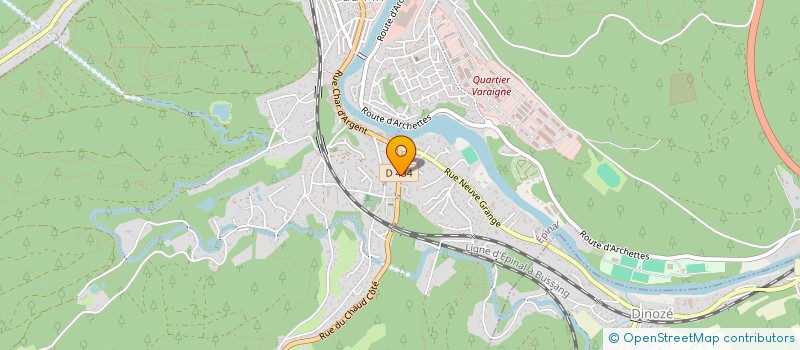 localisation de l'entreprise MONSIEUR CHRISTOPHE LAMBERT  VAGNEY