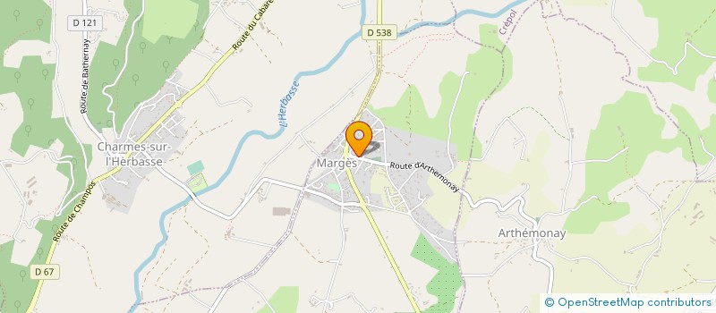 localisation de l'entreprise MONSIEUR CHRISTOPHE LAMBERT  MARGES