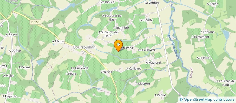 localisation de l'entreprise MONSIEUR CHRISTOPHE LAMON  BOURROUILLAN