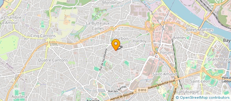 localisation de l'entreprise MONSIEUR CHRISTOPHE LAMOURE à ANGLET