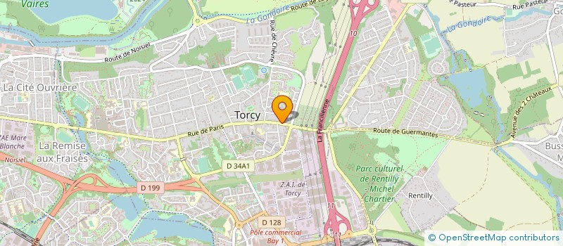 localisation de l'entreprise MONSIEUR CHRISTOPHE LANDAIS  TORCY