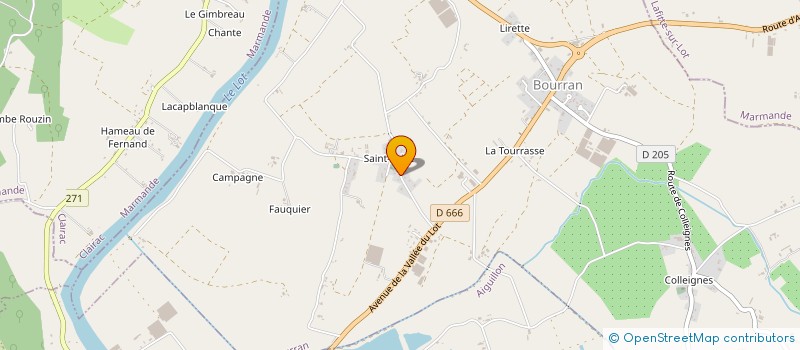 localisation de l'entreprise MONSIEUR CHRISTOPHE LANDIE  BOURRAN