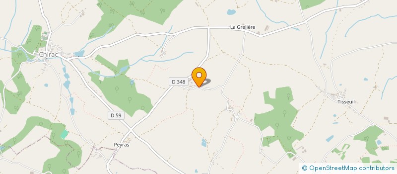 localisation de l'entreprise MONSIEUR CHRISTOPHE LANDREVIE à CHIRAC