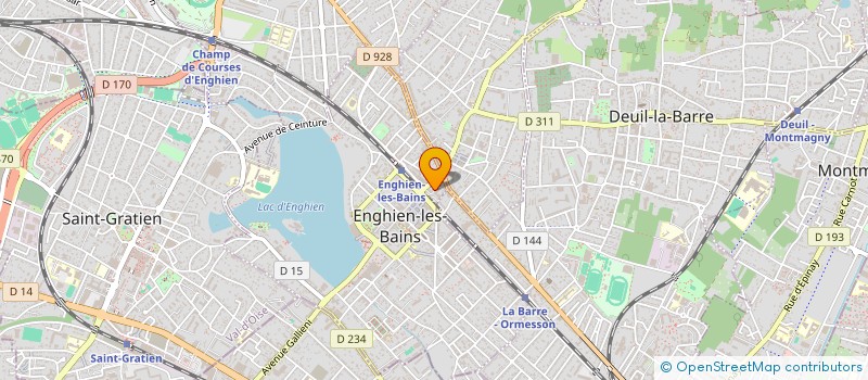localisation de l'entreprise MONSIEUR CHRISTOPHE LANGLET à ENGHIEN LES BAINS