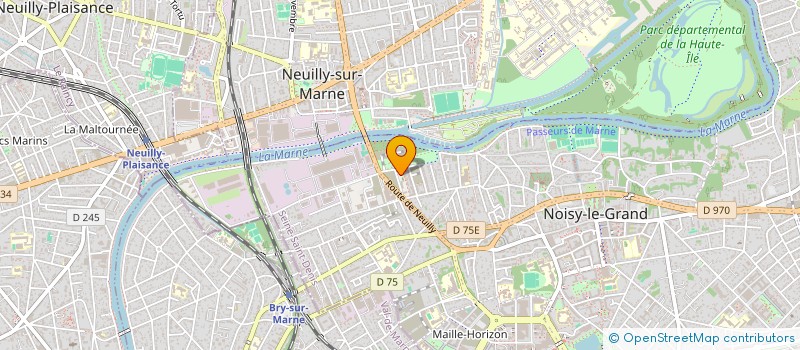 localisation de l'entreprise MONSIEUR CHRISTOPHE LANGLOIS  NOISY-LE-GRAND