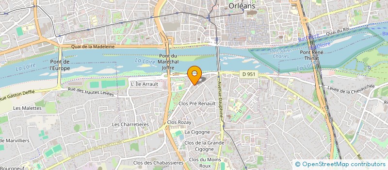 localisation de l'entreprise MONSIEUR CHRISTOPHE LANGLOIS  ORLEANS