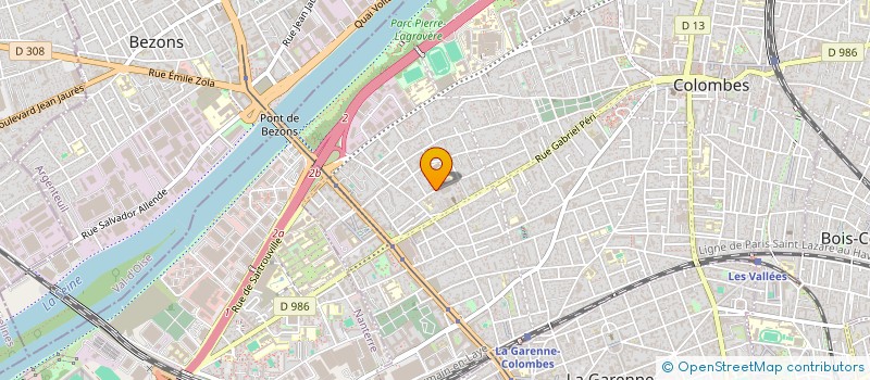 localisation de l'entreprise MONSIEUR CHRISTOPHE LANGRIS  COLOMBES