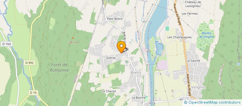 localisation de l'entreprise MONSIEUR CHRISTOPHE LANTUEJOL  BRENS