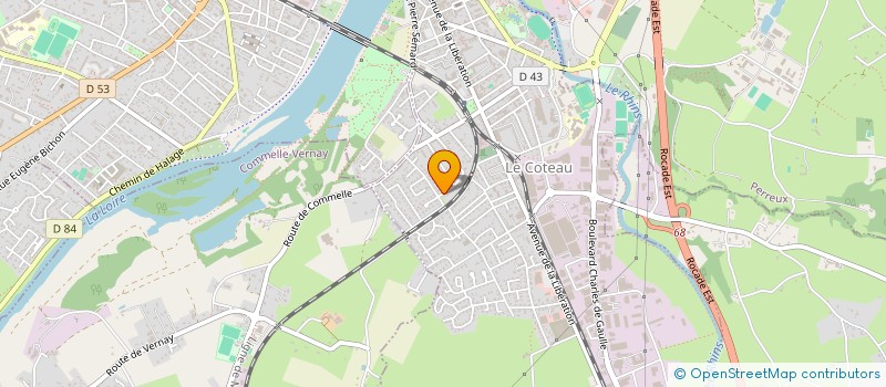 localisation de l'entreprise MONSIEUR CHRISTOPHE LAPLACE  LE COTEAU