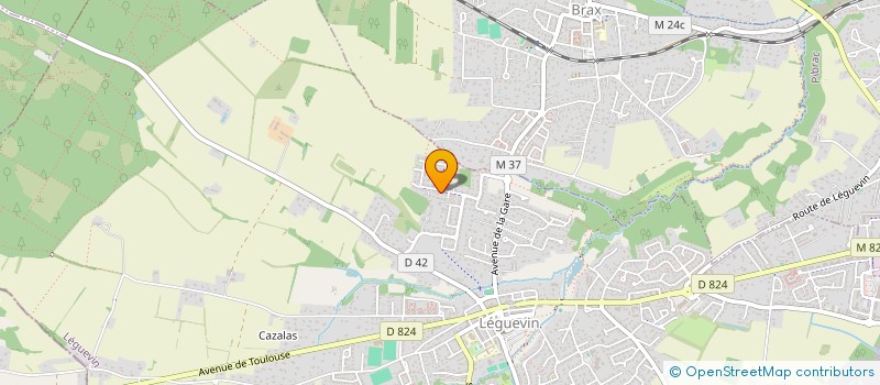 localisation de l'entreprise MONSIEUR CHRISTOPHE LAPORTE  LEGUEVIN