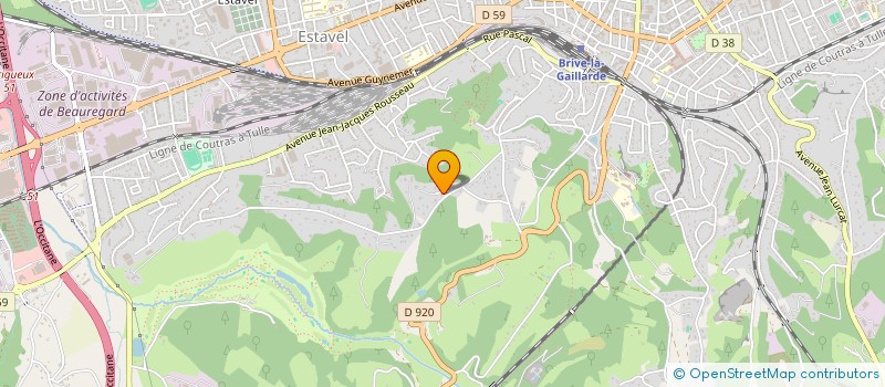 localisation de l'entreprise MONSIEUR CHRISTOPHE LAPOUGE  BRIVE LA GAILLARDE