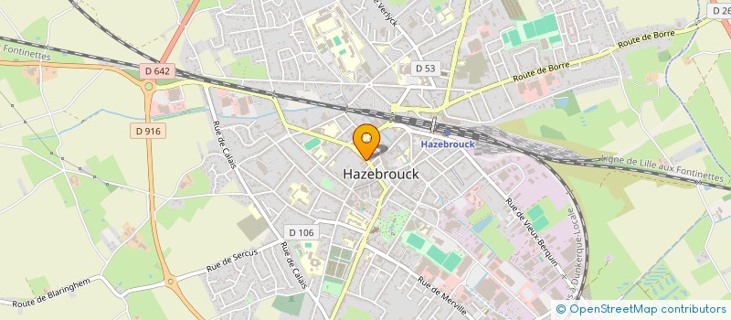 localisation de l'entreprise MONSIEUR CHRISTOPHE LAPUH  HAZEBROUCK