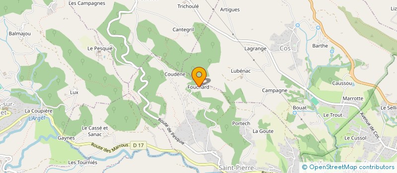 localisation de l'entreprise MONSIEUR CHRISTOPHE LARBEY à SAINT-PIERRE-DE-RIVIERE