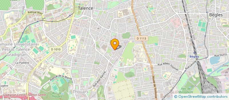 localisation de l'entreprise MONSIEUR CHRISTOPHE LARCHE  TALENCE