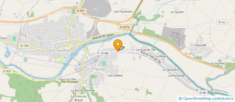 localisation de l'entreprise MONSIEUR CHRISTOPHE LARDEAU à THENAY