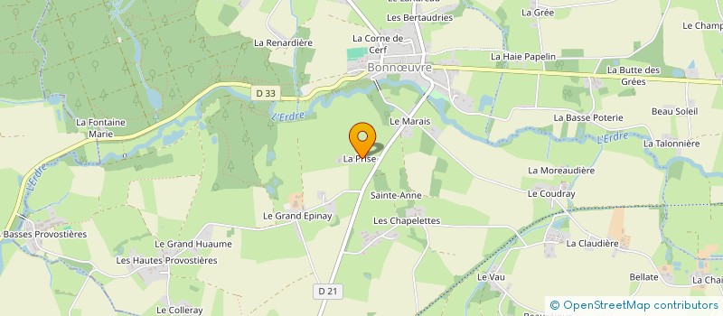 localisation de l'entreprise MONSIEUR CHRISTOPHE LARDEUX à VALLONS-DE-L'ERDRE