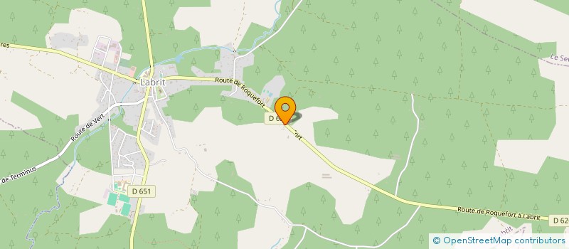 localisation de l'entreprise MONSIEUR CHRISTOPHE LARDINOIS  LABRIT