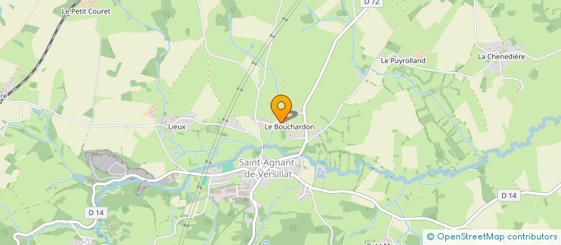 localisation de l'entreprise MONSIEUR CHRISTOPHE LARDY à SAINT-AGNANT-DE-VERSILLAT