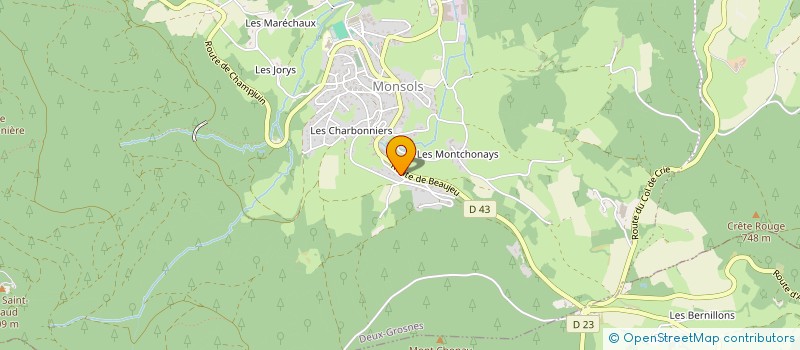 localisation de l'entreprise MONSIEUR CHRISTOPHE LARGE à DEUX-GROSNES