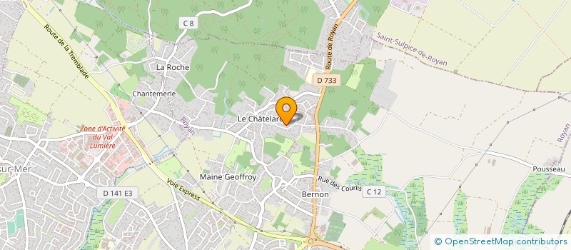 localisation de l'entreprise MONSIEUR CHRISTOPHE LARGE  ROYAN