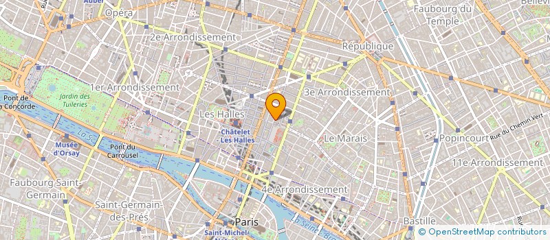 localisation de l'entreprise MONSIEUR CHRISTOPHE LARGER  PARIS