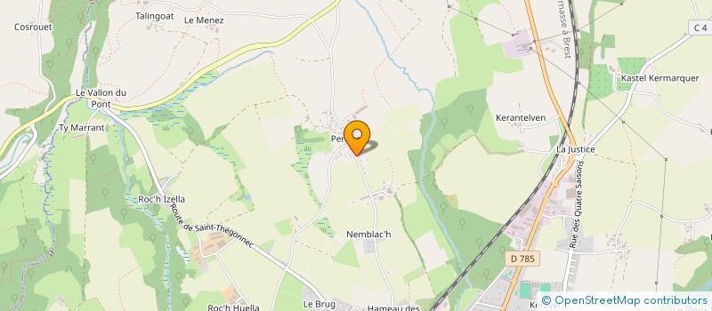 localisation de l'entreprise MONSIEUR CHRISTOPHE LARHANTEC  SAINT-SAUVEUR