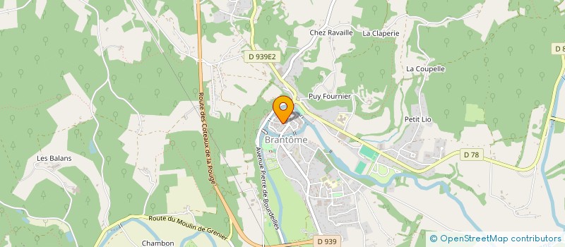 localisation de l'entreprise MONSIEUR CHRISTOPHE LARMANE  BRANTOME EN PERIGORD