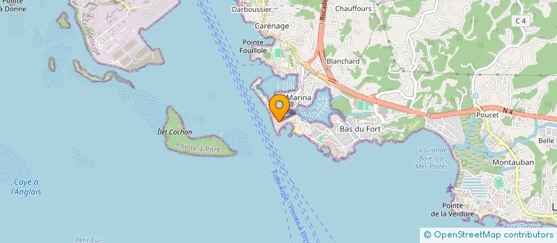 localisation de l'entreprise MONSIEUR CHRISTOPHE LAROCHELLE  LE GOSIER