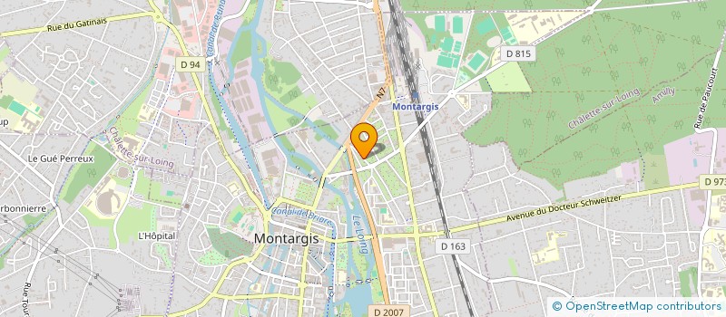 localisation de l'entreprise MONSIEUR CHRISTOPHE LAROUSSINIE à MONTARGIS